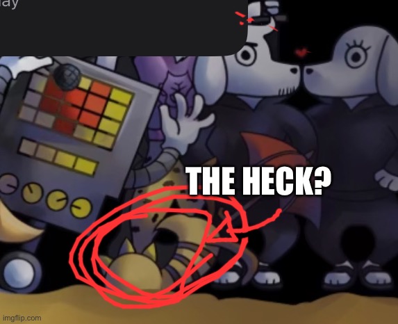 What are u doing monster kid | THE HECK? | image tagged in undertale | made w/ Imgflip meme maker