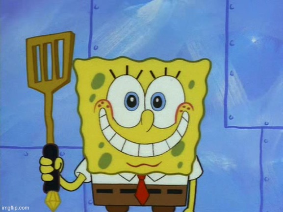 Grinning SpongeBob | image tagged in grinning spongebob | made w/ Imgflip meme maker