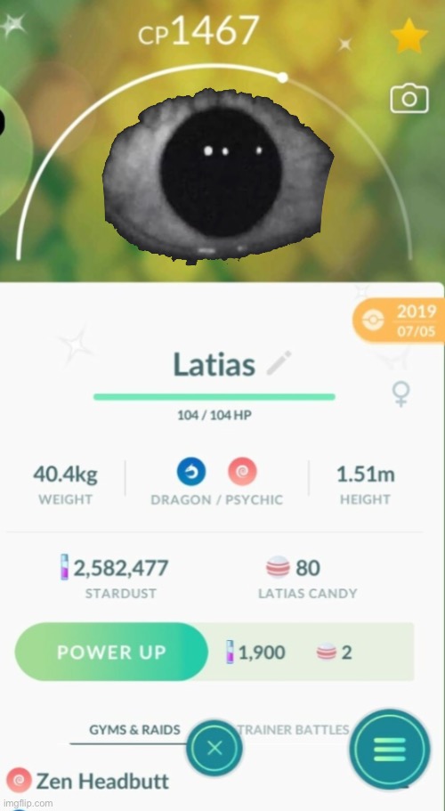 Shiny latias | image tagged in shiny latias | made w/ Imgflip meme maker