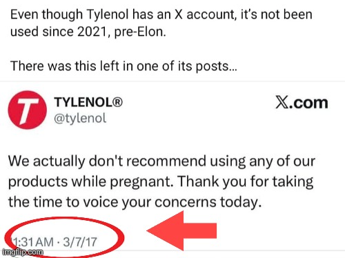 Tylenol quote 2 Blank Meme Template