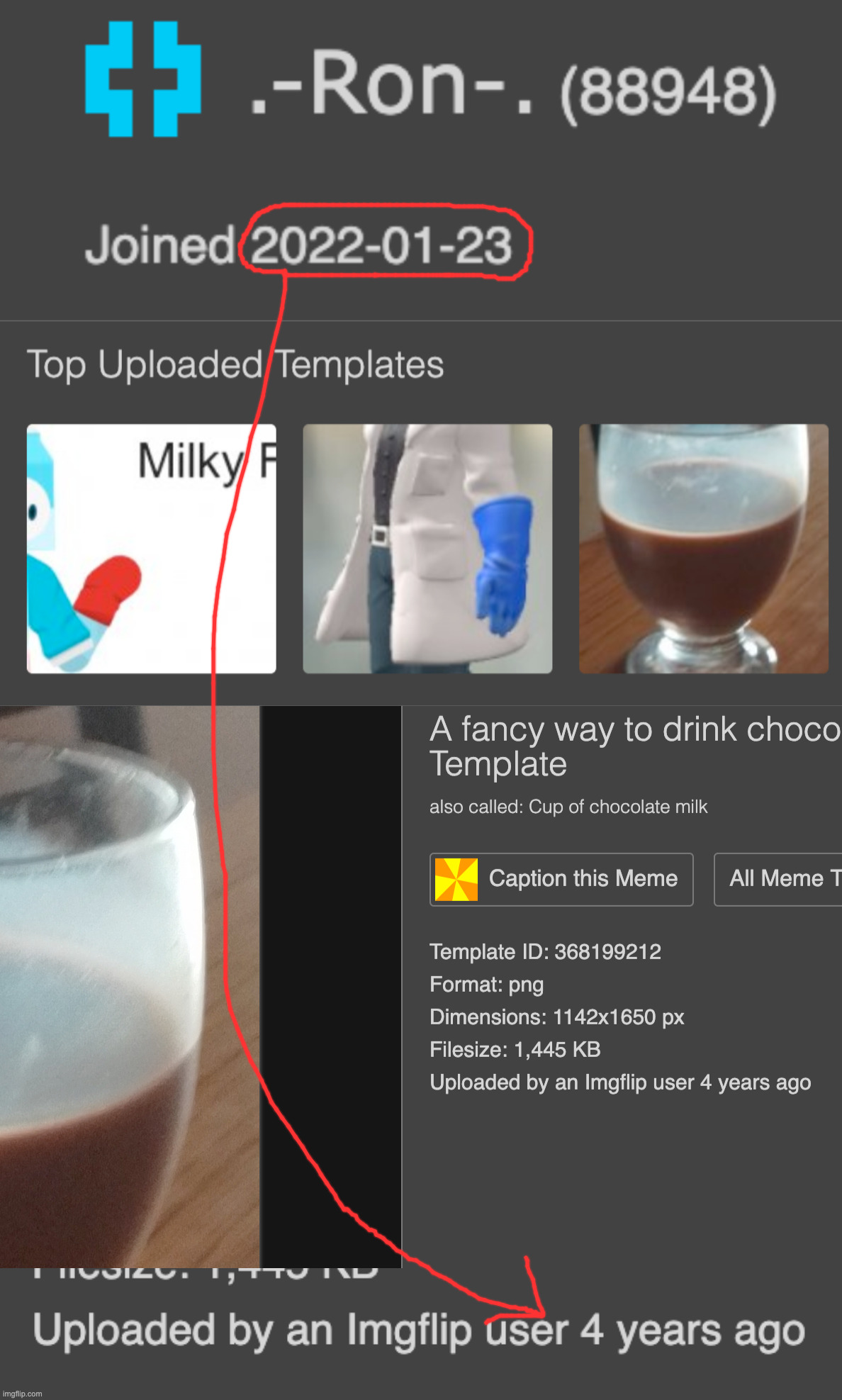 Imgflip considers something made in 2022 to be "uploaded 4 years ago" | made w/ Imgflip meme maker