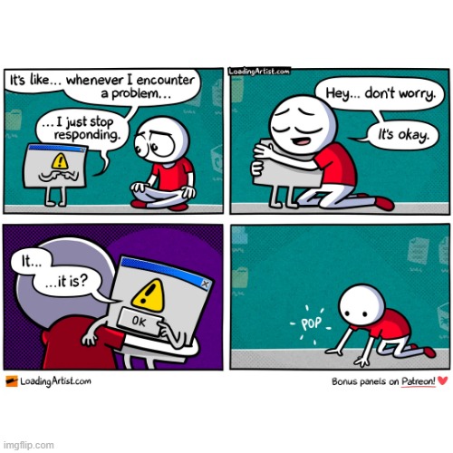 image tagged in computer,tab,problem,responding,okay,pop | made w/ Imgflip meme maker
