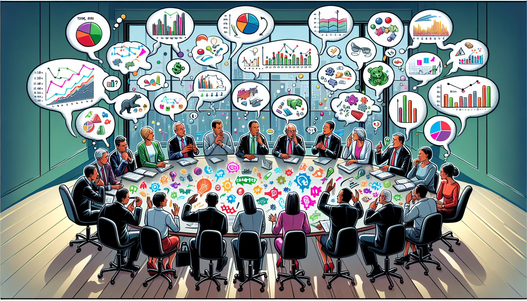 Math models boardroom Blank Meme Template