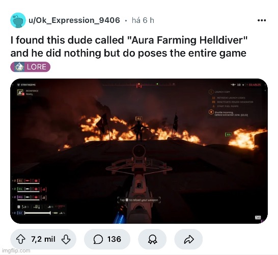 The aura was too much for them clankers | image tagged in clankers,helldivers 2,gaming,aura,memes,shitpost | made w/ Imgflip meme maker