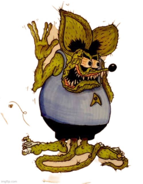 Rat Fink Spock | image tagged in rat fink spock | made w/ Imgflip meme maker