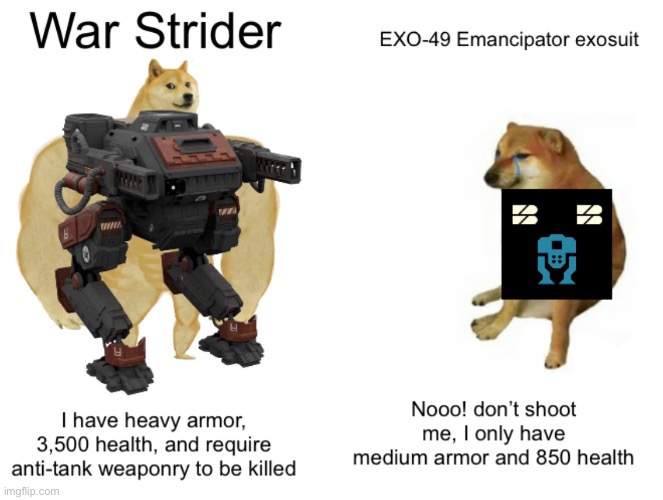 Uploaded this meme to r/Helldivers a few months back and it got 15k upvotes. | made w/ Imgflip meme maker
