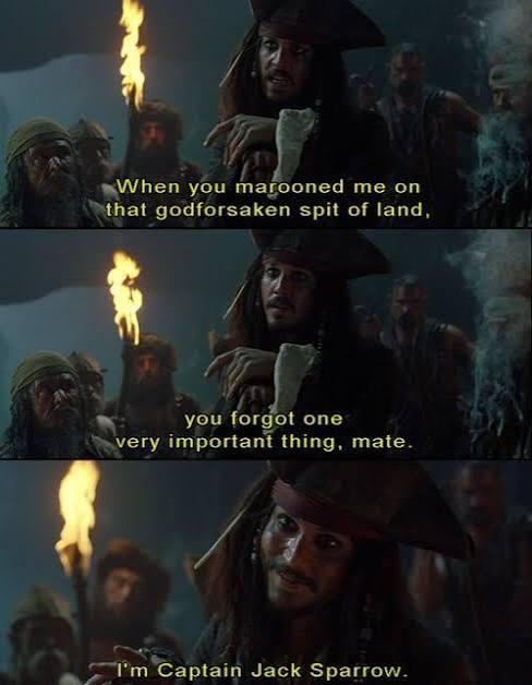 Captain jack Blank Meme Template