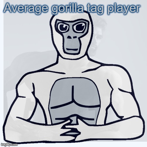 CAN YOU FEEL MY HEART | Average gorilla tag player | image tagged in sigma,gigachad | made w/ Imgflip meme maker