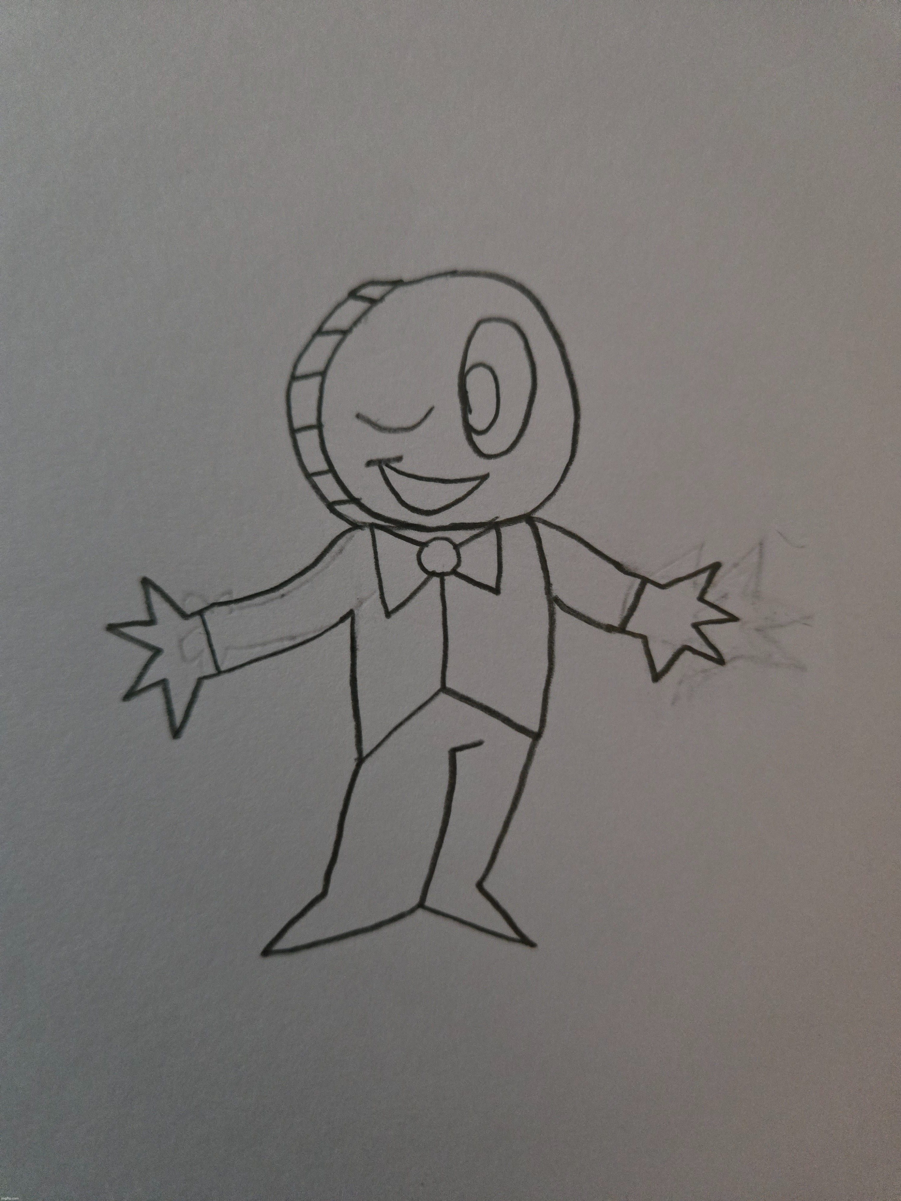 Reed! A little coin dude for my Deltarune AU based on my life | made w/ Imgflip meme maker