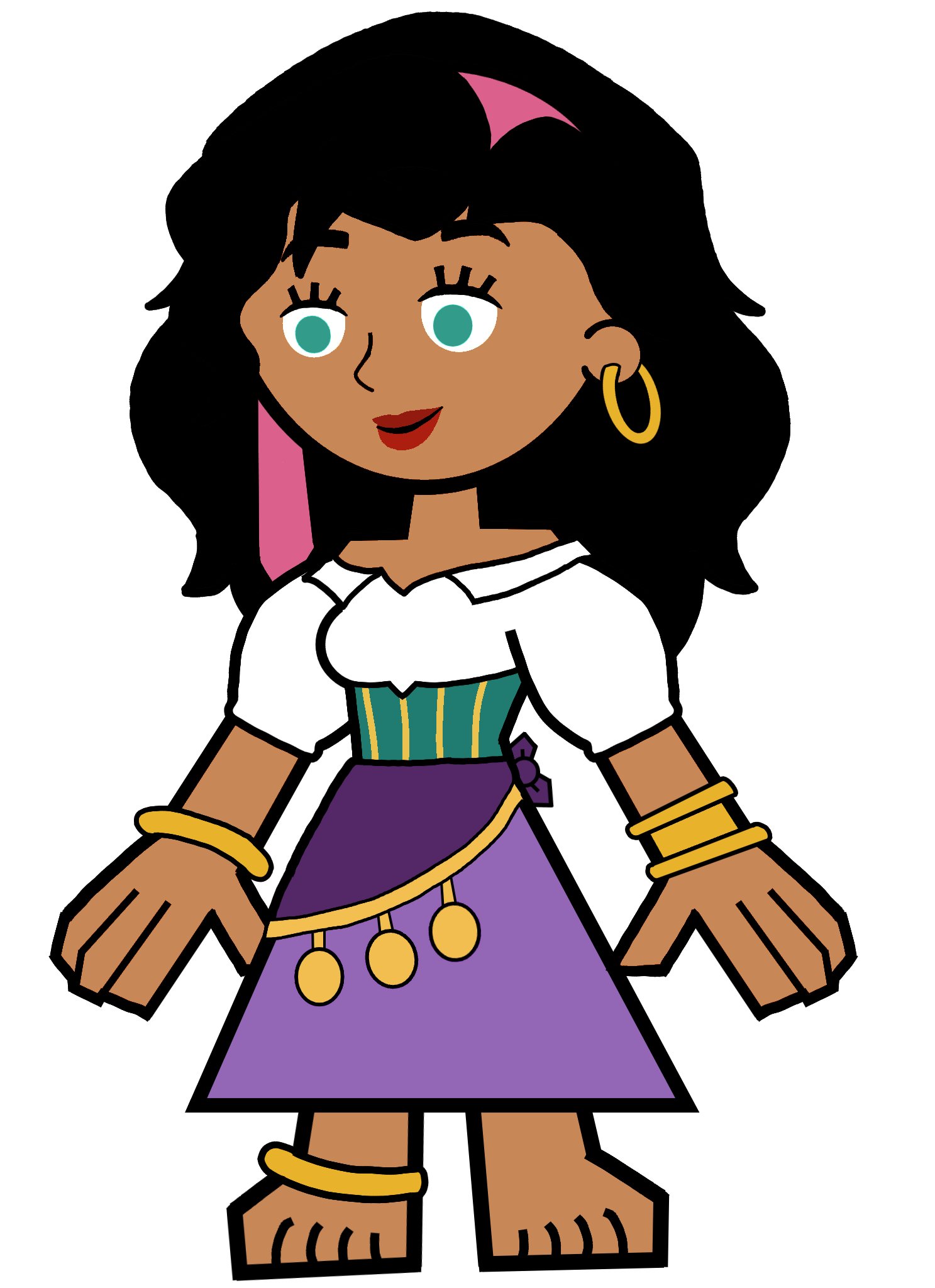 Esmeralda (Hero 108 Style) Blank Meme Template