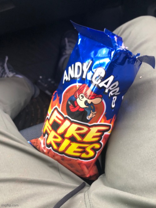 Trying Andy Capp’s fire fries | image tagged in trip,screenshot,irl | made w/ Imgflip meme maker