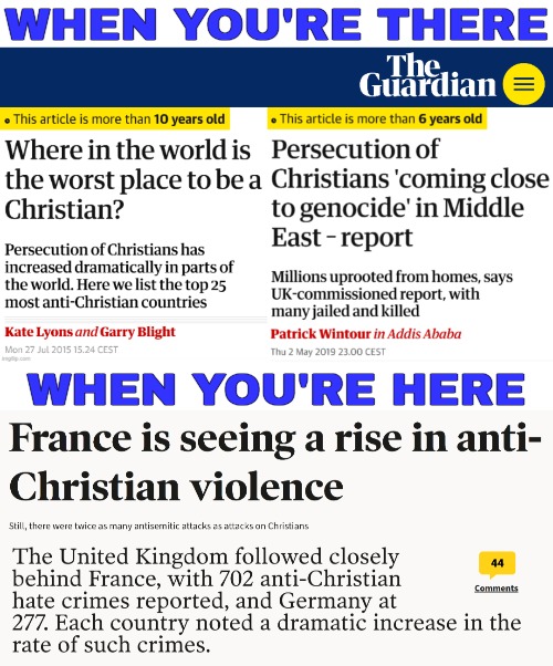 Lots of painfully specific scriptural reasons. The religion that only shares when it has to. In the past, present and future | WHEN YOU'RE THERE; WHEN YOU'RE HERE | image tagged in islam,religion,christianity,hate crime | made w/ Imgflip meme maker