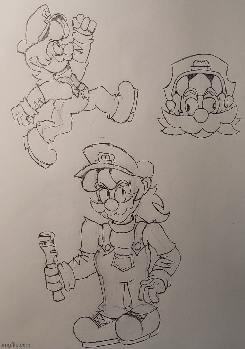 It's-A-Mariano time! | image tagged in horrorbrew,exe,smg4,mario,drawing | made w/ Imgflip meme maker
