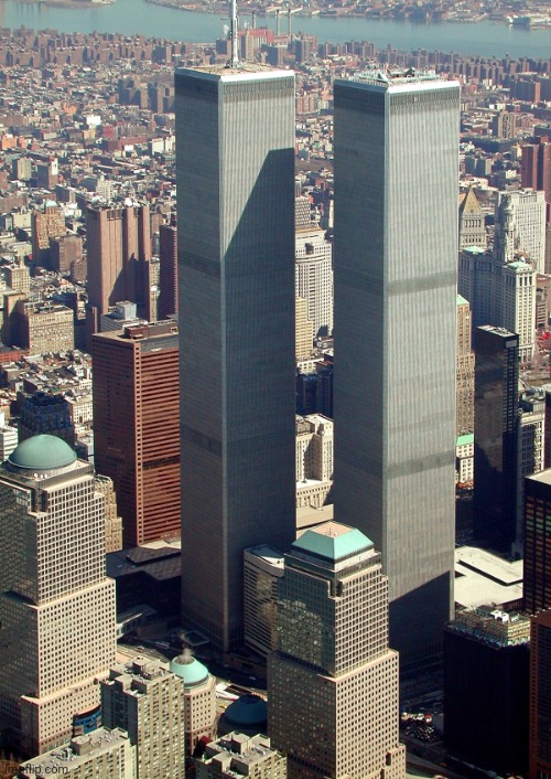 my 2001th meme creation btw | image tagged in the world trade center of new york city | made w/ Imgflip meme maker