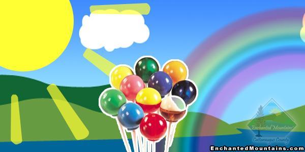 High Quality Sunshine rainbows and lollipops Blank Meme Template