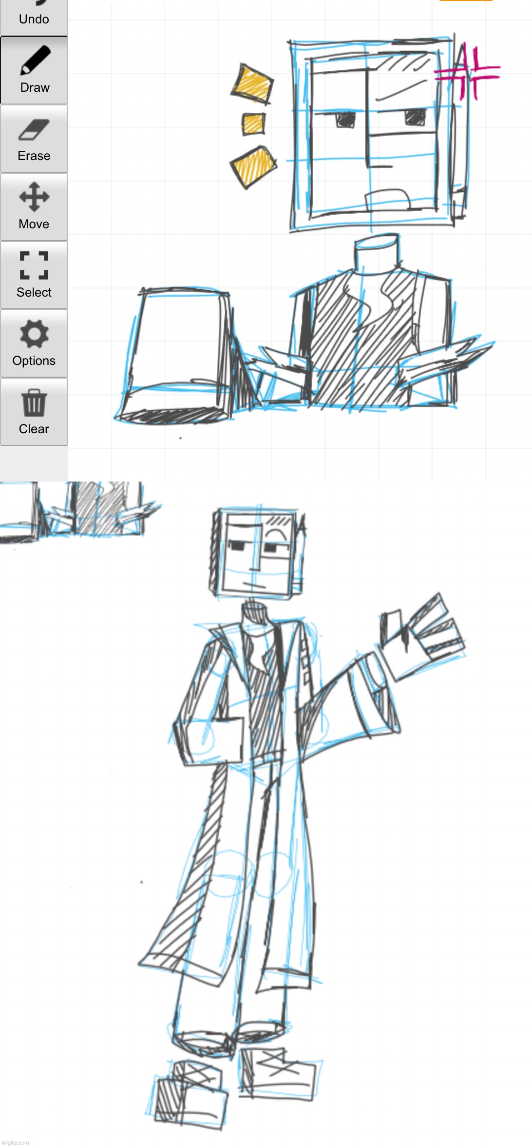 joined the whiteboard and drew some prof. p | made w/ Imgflip meme maker