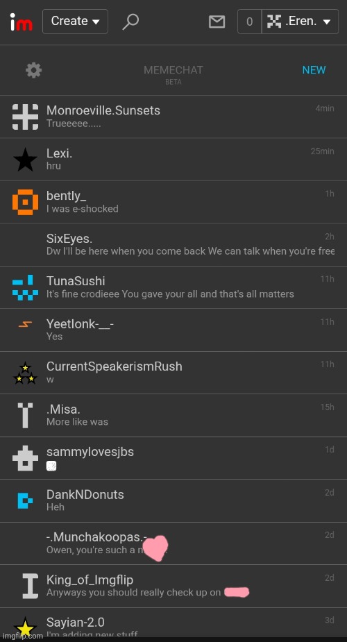 Memechat reveal I guess... | made w/ Imgflip meme maker