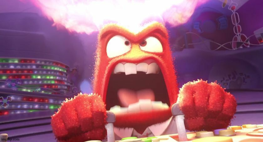 Inside Out Anger | image tagged in inside out anger | made w/ Imgflip meme maker
