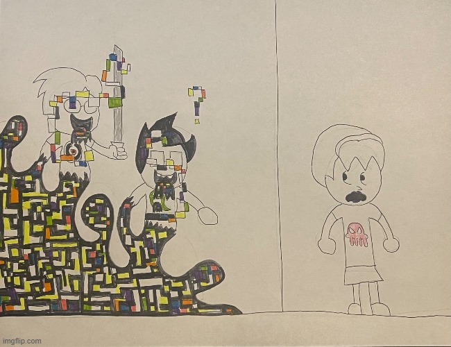 LEAKED Storyboard from Spindleroo during production of the Homestuck pilot | made w/ Imgflip meme maker