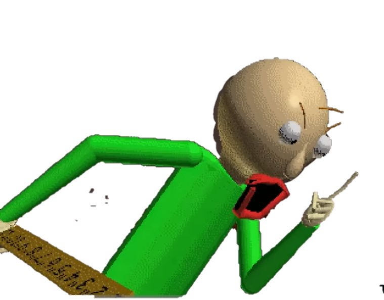 Baldi Blank Meme Template