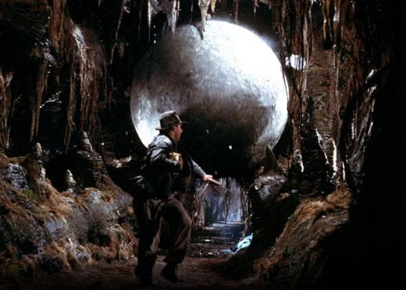 Indiana Jones and Boulder Blank Meme Template