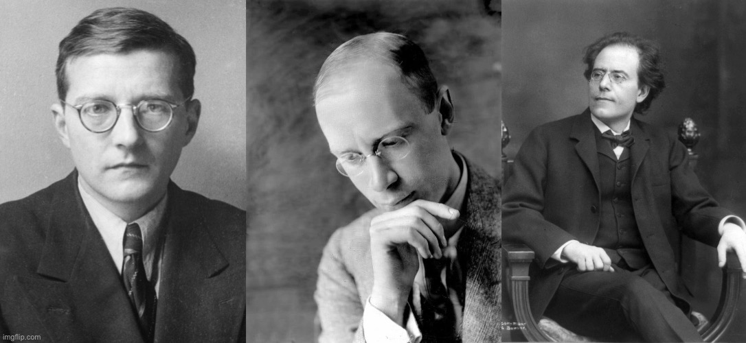 If I had glasses would they look like shostakovich’s, prokofiev’s or mahler’s | image tagged in shostakovich in 1942 | made w/ Imgflip meme maker