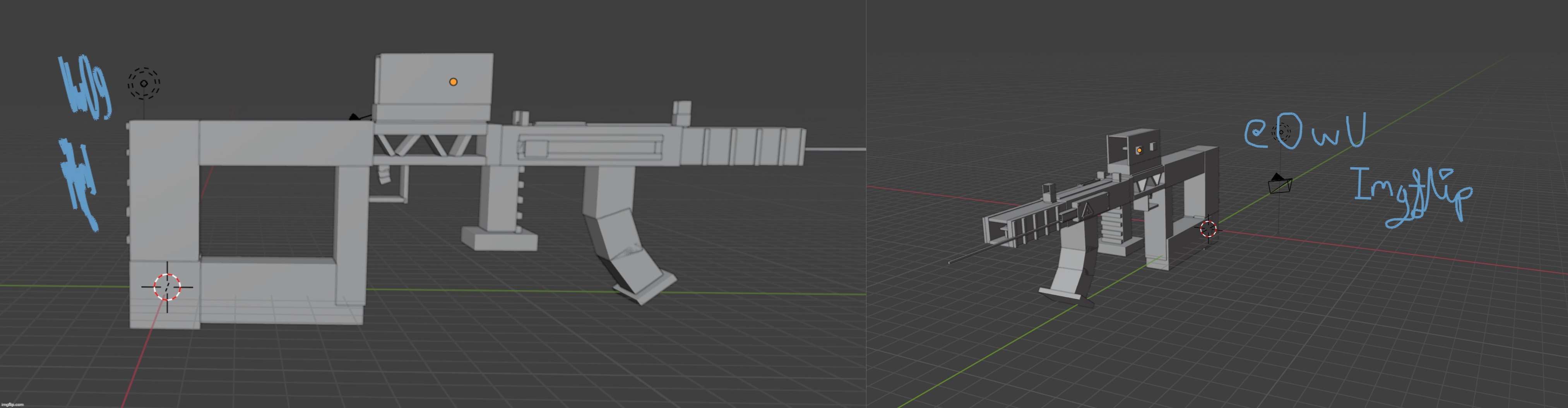 Not exactly a drawing, but surely this beauty counts! | image tagged in blender render,rus-79u,drawings,owu,gun,ak74-u | made w/ Imgflip meme maker