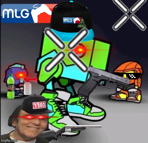 DRIP X MLG | image tagged in geometry dash drip,mlg | made w/ Imgflip meme maker