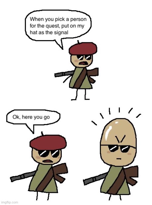 image tagged in fallout new vegas,memes,shitpost,bald,egg | made w/ Imgflip meme maker