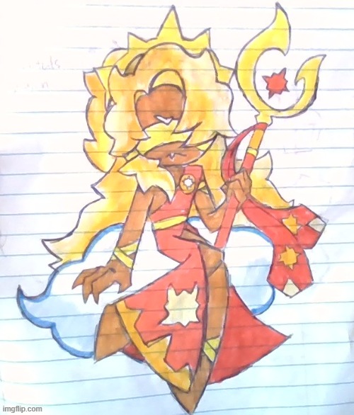 CRK Oc (gonna get a redesign) Sunray Cookie. My lil silly is a cookie god lmaoooo | made w/ Imgflip meme maker