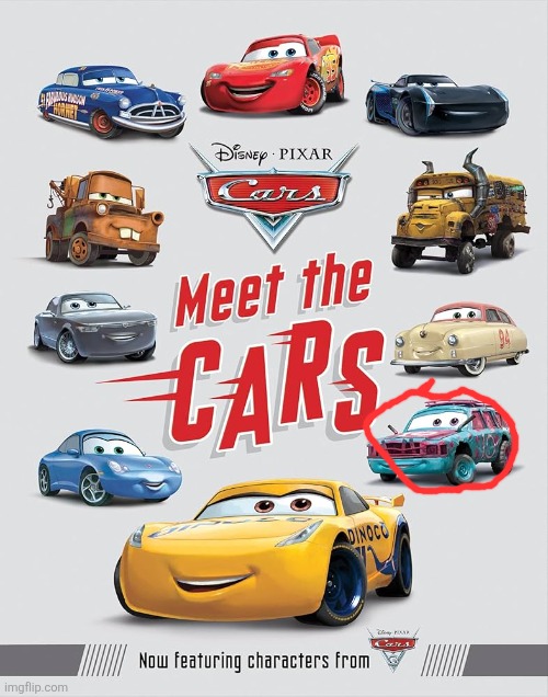 Bro thinks he's part of the team | image tagged in cars | made w/ Imgflip meme maker