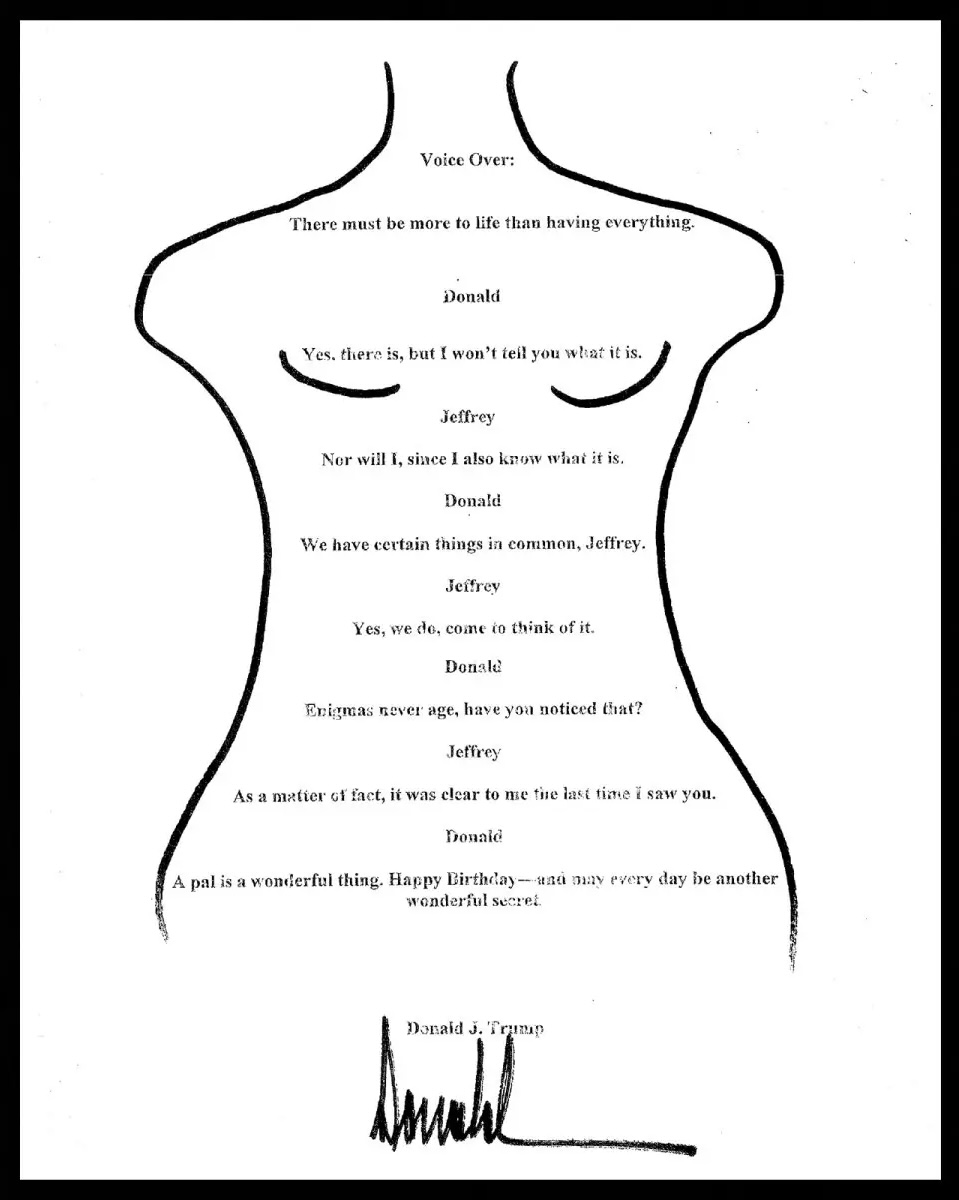 Epstein birthday card Blank Meme Template