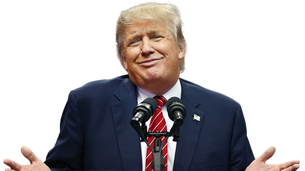 Trump Doesn't Care Blank Meme Template