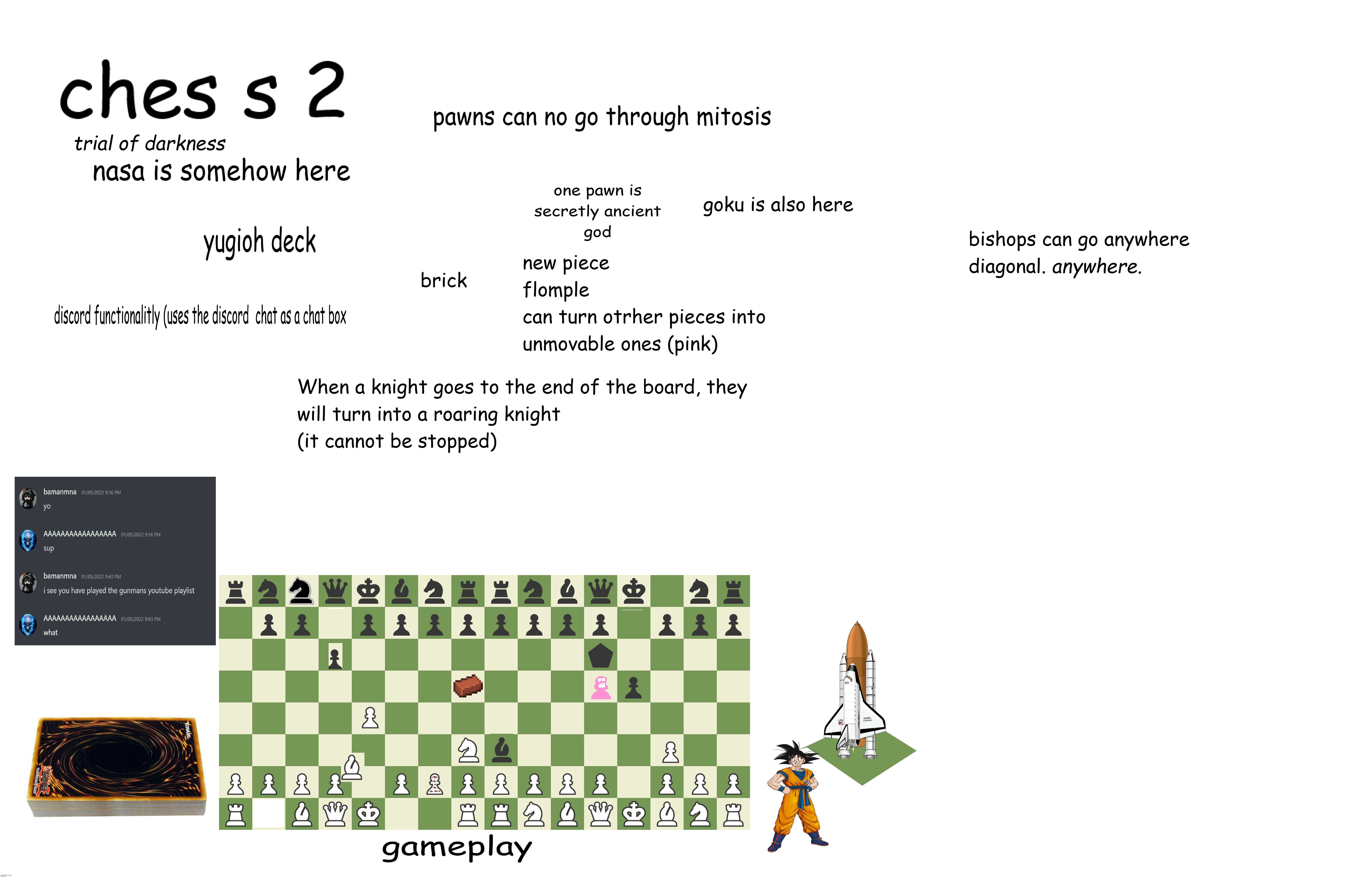 do to a copyright claim by 5-nats-at-freddys we had to change the name to chess 2: trial of darkness | made w/ Imgflip meme maker