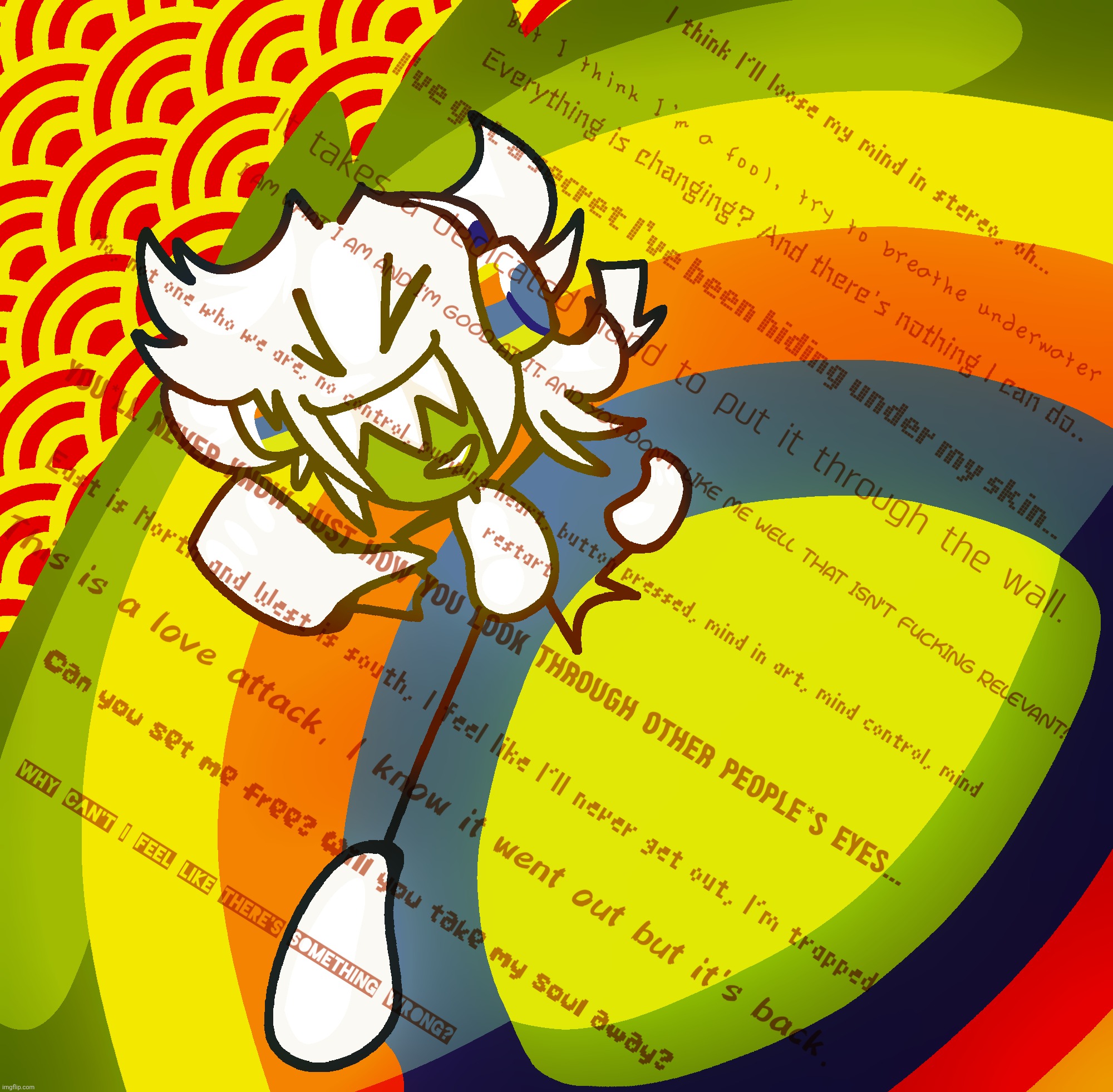I'm making a drawing like this rn but except of skrunkly it's scrimblo | made w/ Imgflip meme maker