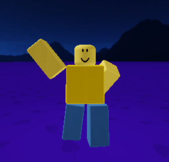 John Doe waving and smiling Blank Meme Template
