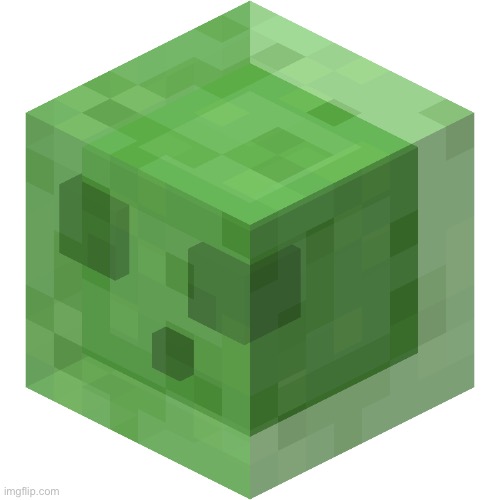 has anyone ever seen one of these outside of a flat or superflat world without using commands or spawn eggs | image tagged in minecraft slime | made w/ Imgflip meme maker