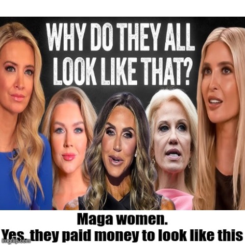 Frankenmaga women. Be afraid, be very afraid. | image tagged in trump,likes em ugly,maga,women,looks like crap | made w/ Imgflip meme maker