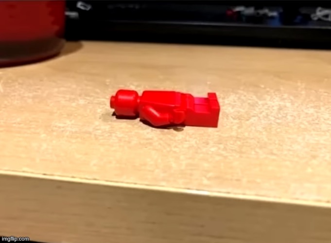 I found this lego figure deep in my old toy box | image tagged in memes,shitpost,lego | made w/ Imgflip meme maker