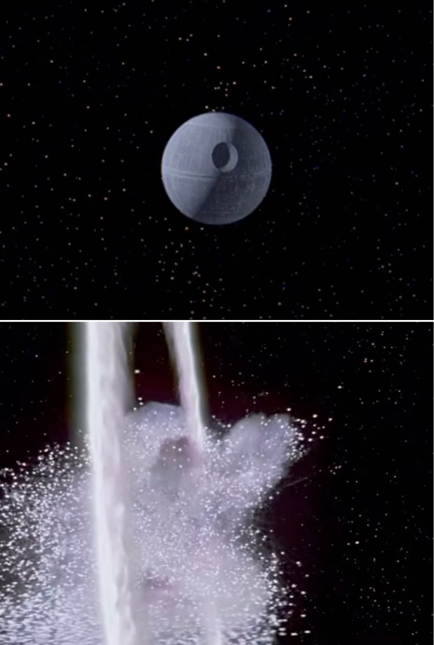 Death Star Explosion Blank Meme Template