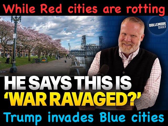 https://m.youtube.com/watch?v=rG3en0L-8xU&pp=ugUEEgJlbg%3D%3D | While Red cities are rotting; Trump invades Blue cities | image tagged in corrupt trump | made w/ Imgflip meme maker
