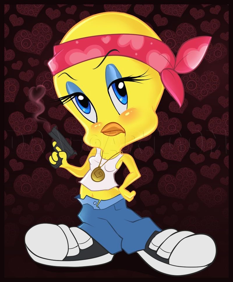 Chola Tweety Bird Blank Meme Template
