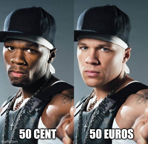 In Da Pub | 50 EUROS; 50 CENT | image tagged in 50 cent,rapper,hip hop,funny memes,music,rap | made w/ Imgflip meme maker