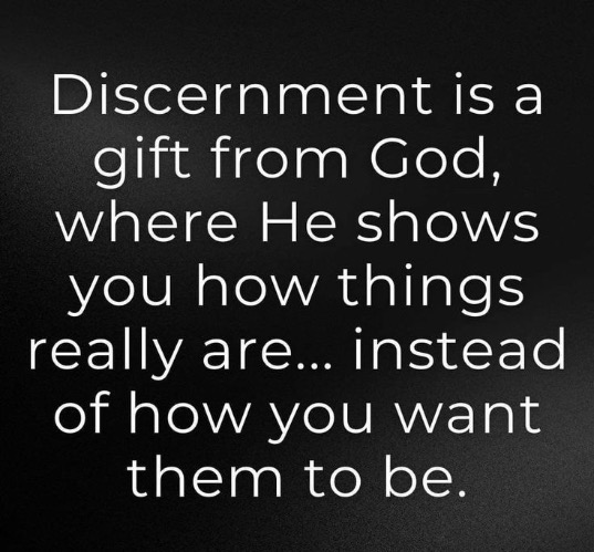 Discernment | image tagged in gift,jesus christ,god the father,holy spirit,the bible,be careful | made w/ Imgflip meme maker