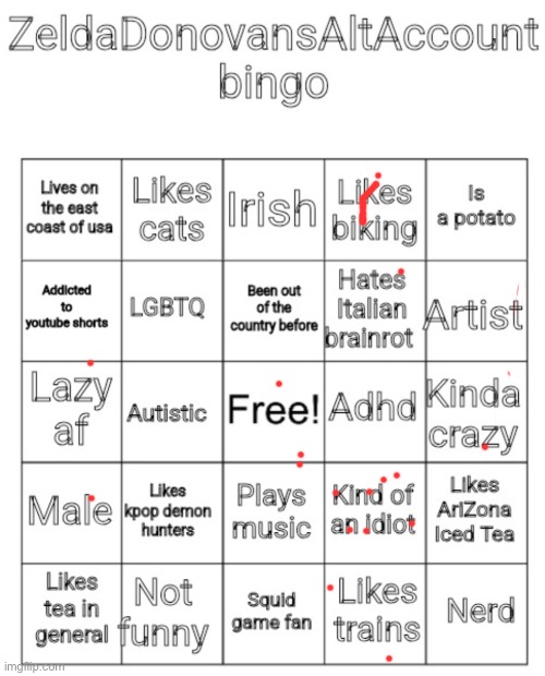 Gn chat | image tagged in zeldadonovansaltaccount bingo | made w/ Imgflip meme maker