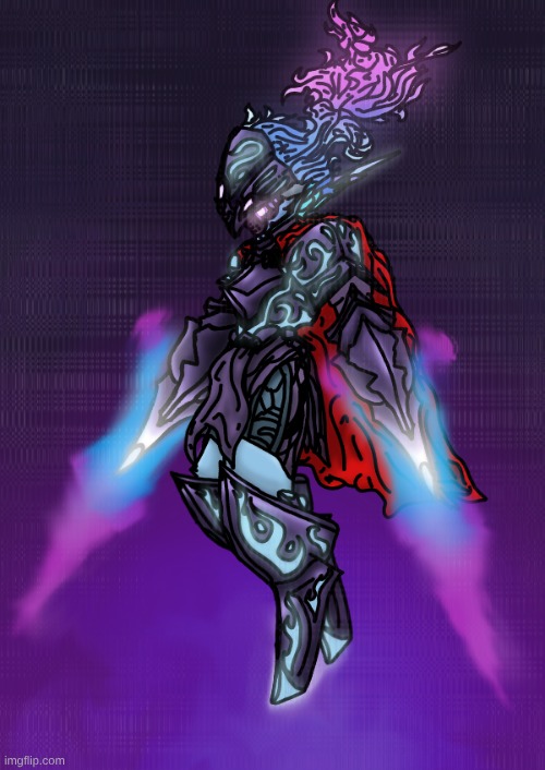 Sick ass drawing of Ceruledge I did a bit ago | made w/ Imgflip meme maker