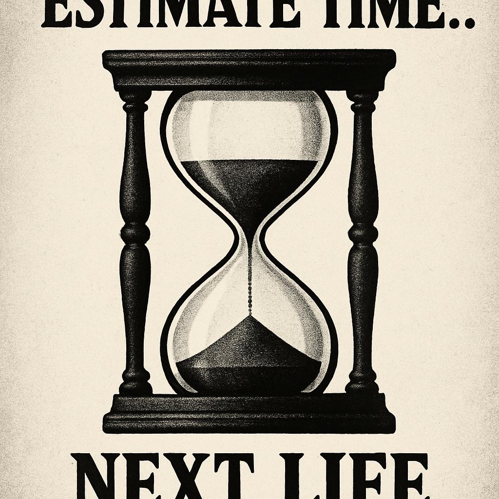 estimate time... NEXT LIFE Blank Meme Template