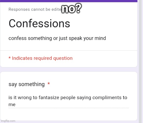 no? | made w/ Imgflip meme maker