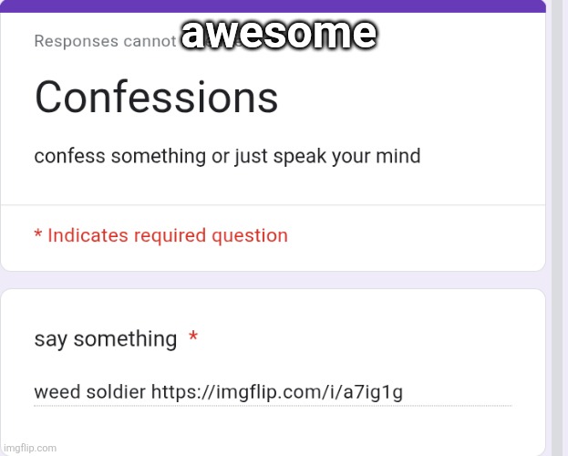 awesome | made w/ Imgflip meme maker