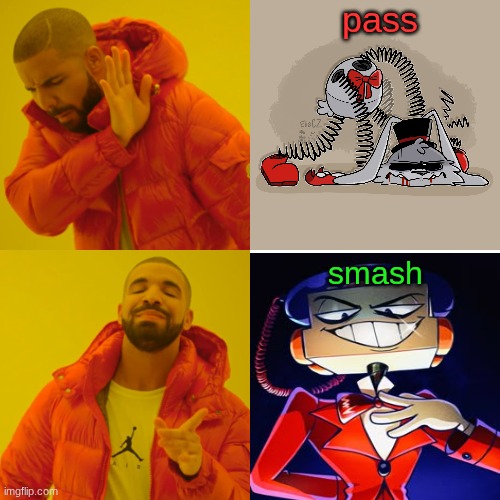 smash or pass finding frankie | pass; smash | image tagged in memes,drake hotline bling,finding frankie,smash or pass | made w/ Imgflip meme maker